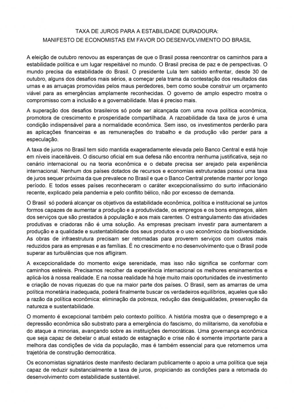 2023 manifesto contra selic f45bc