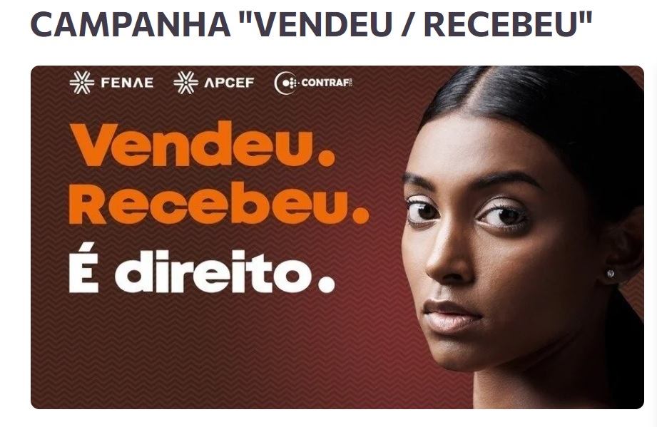 campanha vendeu recebeu caixa b1ef8
