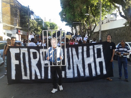 Protesto fora Cunha