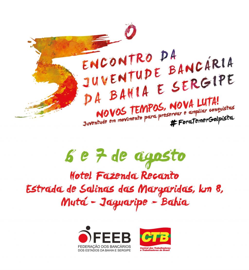  5 Encontro da Juventude Bancaria da Bahia e Sergipe jaguaripe 873e0