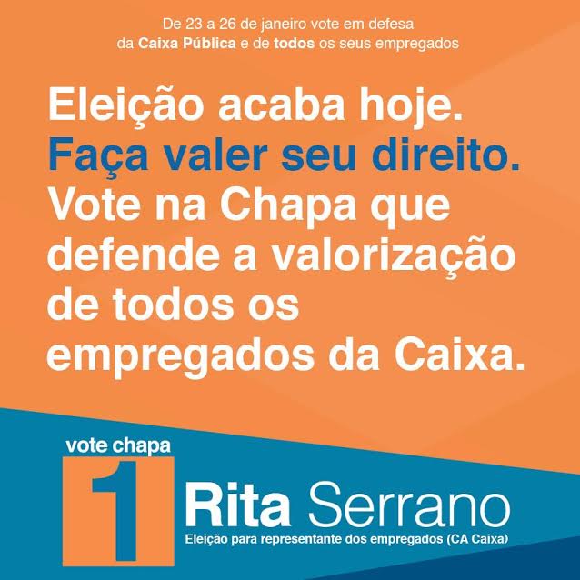 eleicao ca caixa ultimo dia b7cda