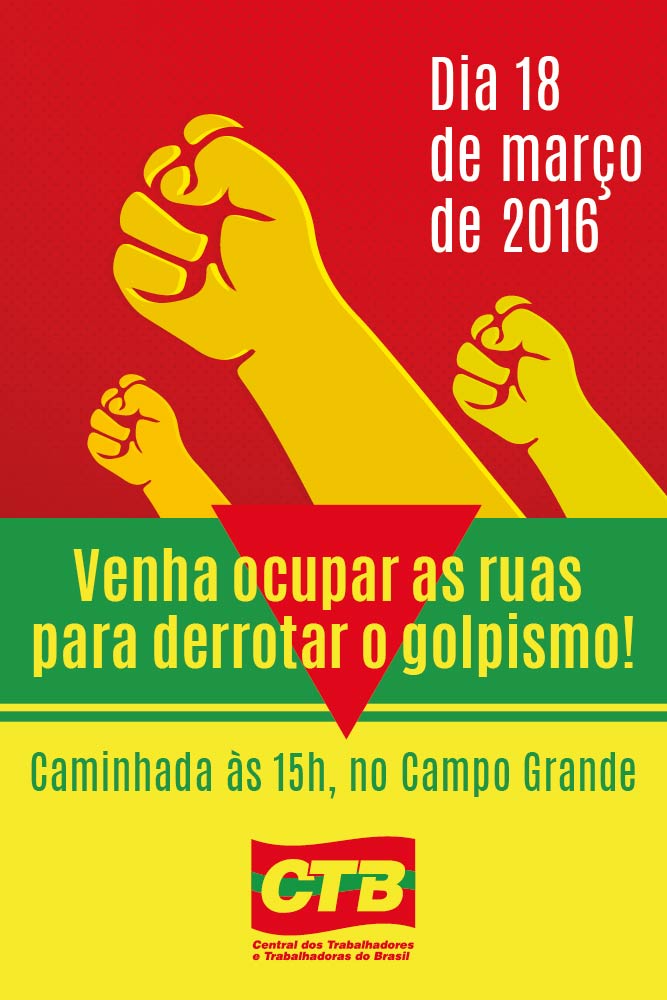 flyer contra o golpismo 
