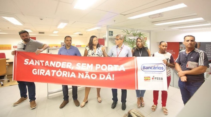 protesto seguranca santander 5e506