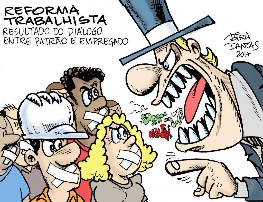 reforma trabalhista charge b90d3