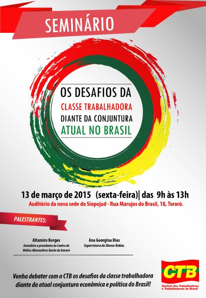 Cartaz seminario CTB