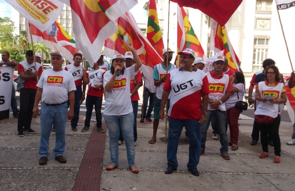 ctb-se-Ato no Calçadão-aracaju