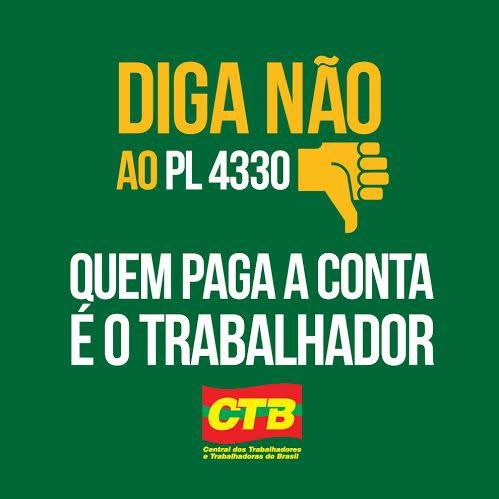 não à PL 4330