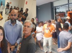 Superlotação e caos nas agências do Itaú em Salvador 14.11 ato itau ssa 4 b7c67