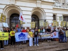 Ato denuncia 16 anos de impunidade dos assassinos de Colombiano e Catarina 29.6.26 ato colombiano catarina 4518d