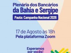 Segunda tem plenária dos Bancários da Bahia e Sergipe card plenaria d3f51