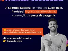 Consulta nacional até domingo. Participe! consulta ultimos dias 86173